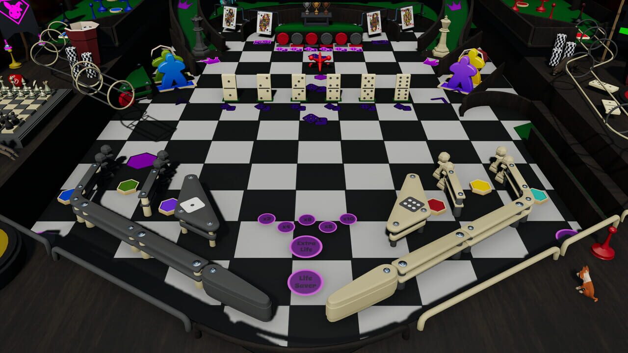 Roxy Raccoon's Pinball Panic: Tabletop Terror Image