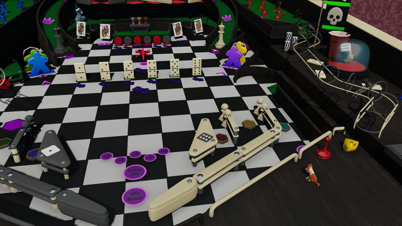 Roxy Raccoon's Pinball Panic: Tabletop Terror Image