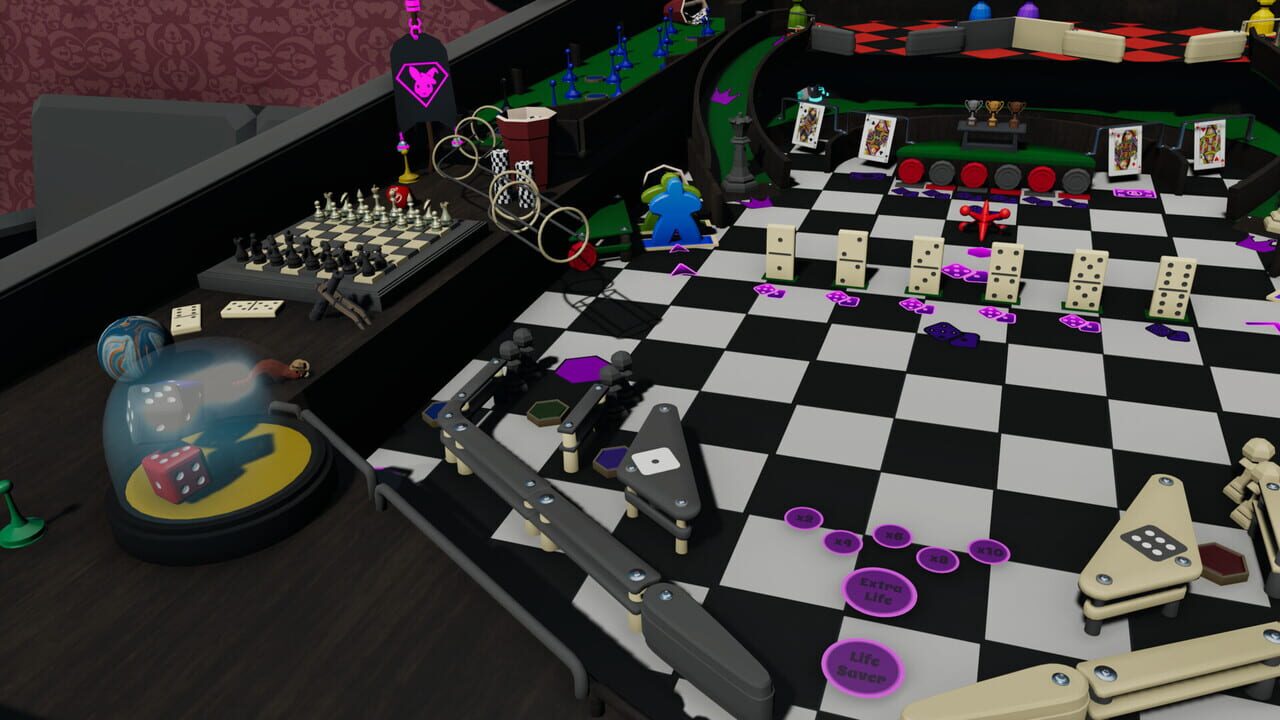 Roxy Raccoon's Pinball Panic: Tabletop Terror Image