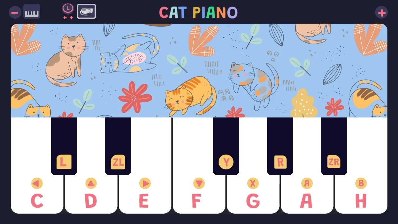 Cat Piano Image