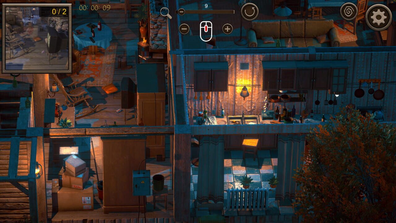 Hidden Vintage House Top-Down 3D — Screenshot 2