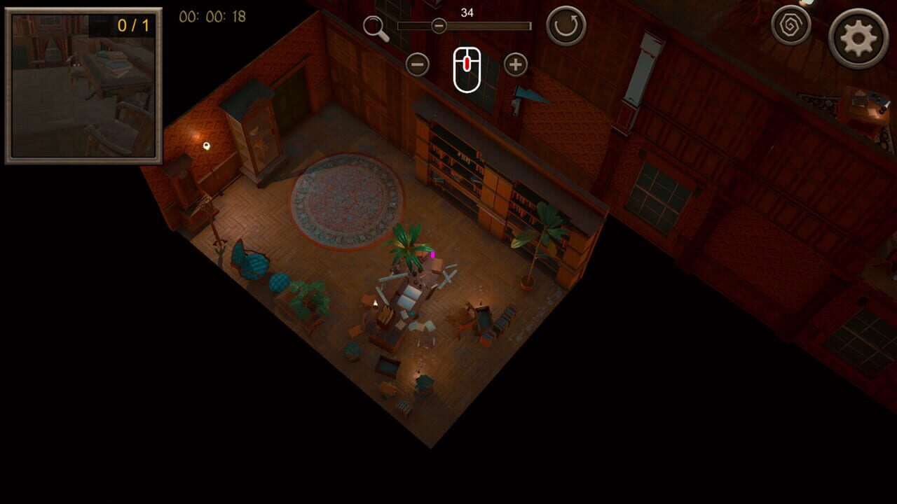 Hidden Old House Top-Down 3D Image
