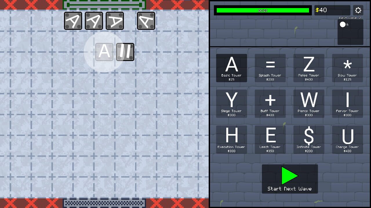 ASCII Tower Defense — Screenshot 3