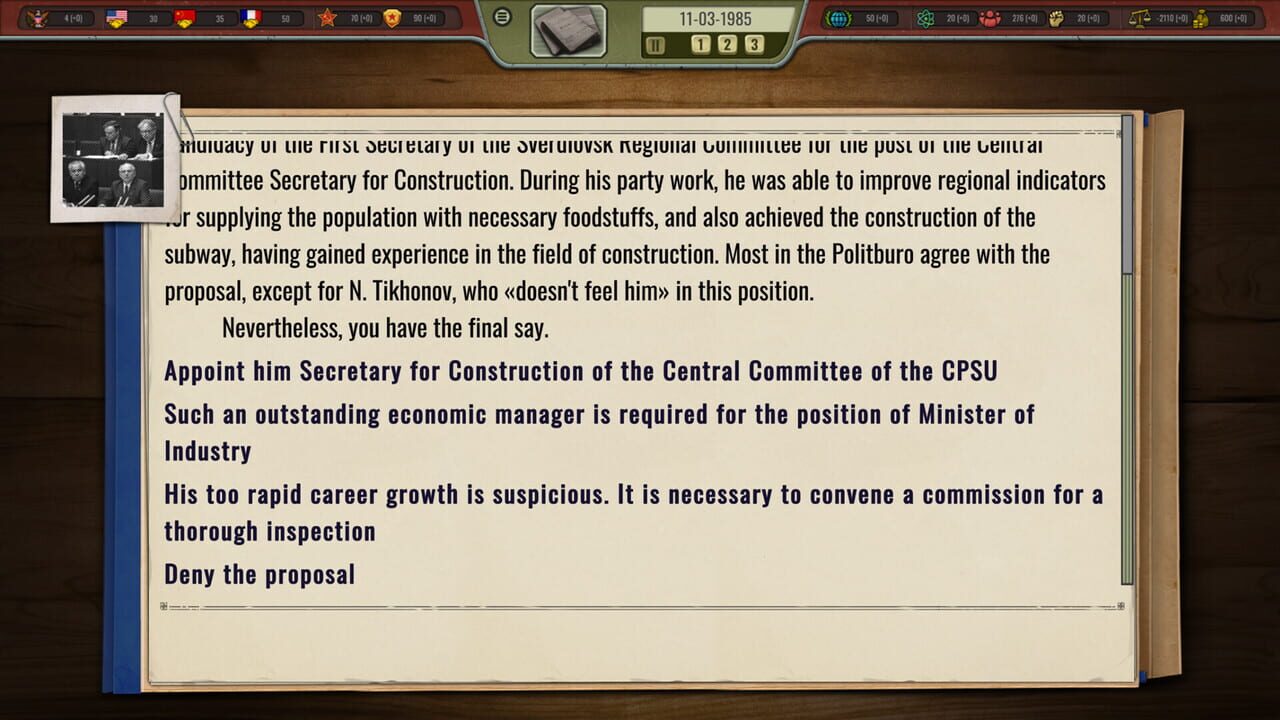 Screenshot de Crisis in the Kremlin: The Cold War