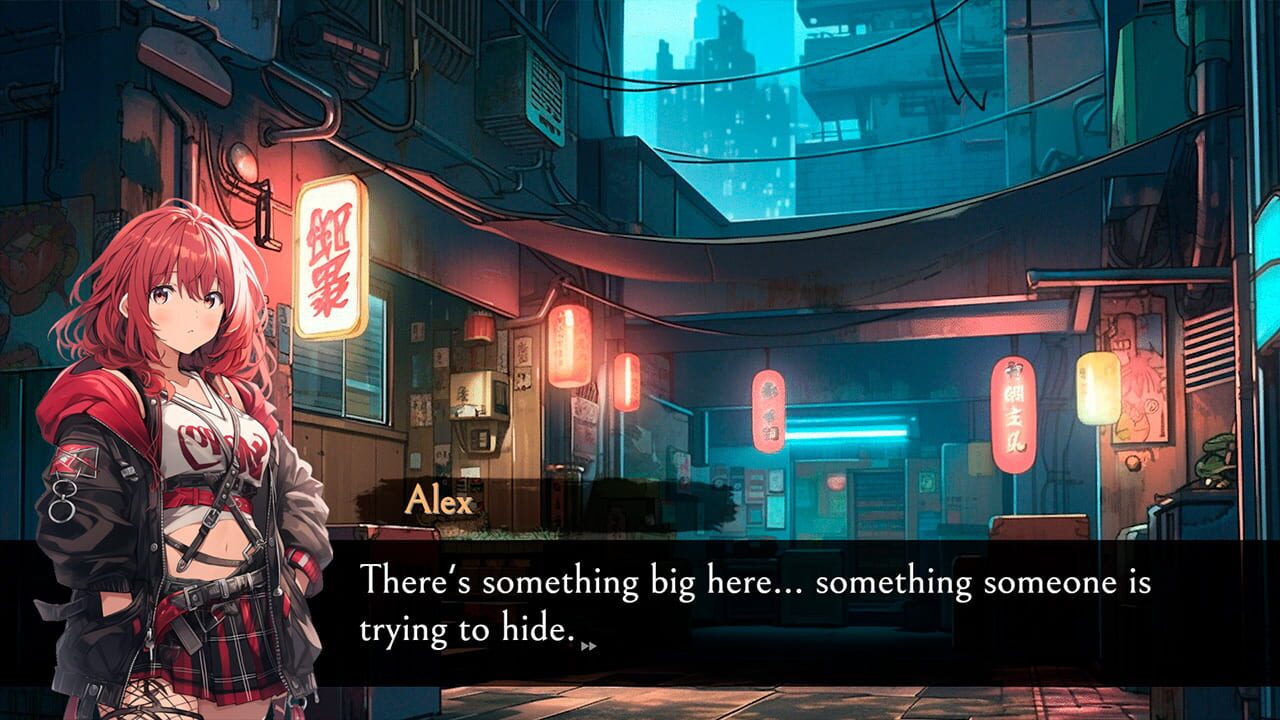 Cyberpunk Paradise Elysium: The Visual Novel — Screenshot 1