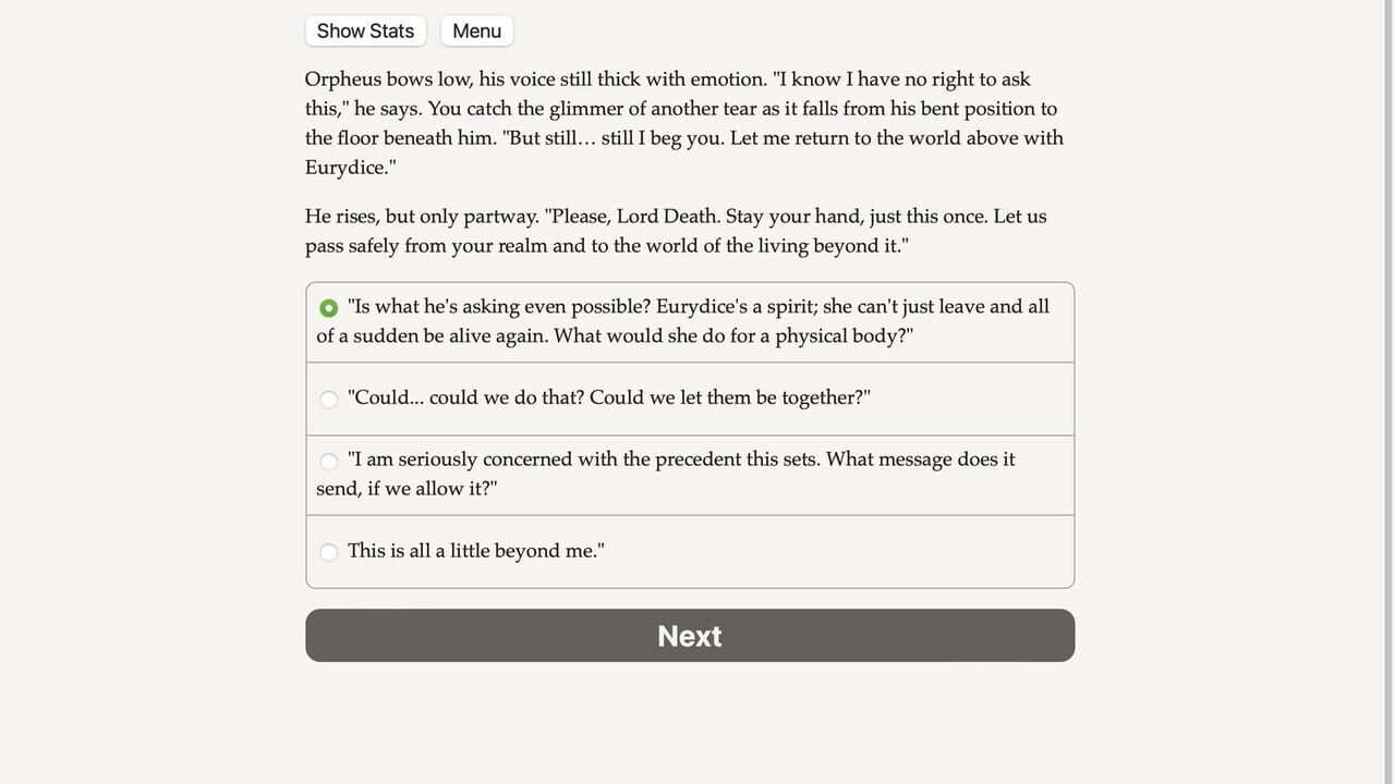 Fields of Asphodel — Screenshot 1