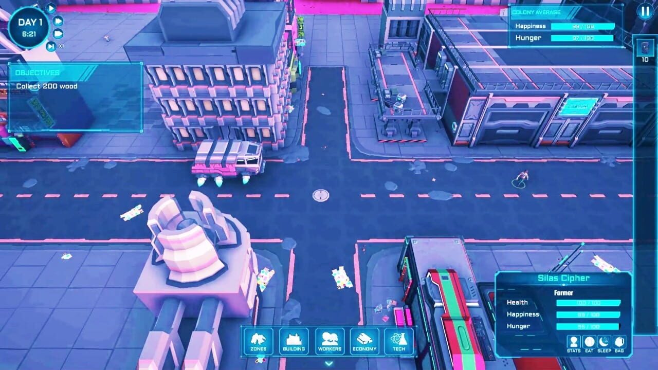 Cyberpunk City Tycoon — Screenshot 2
