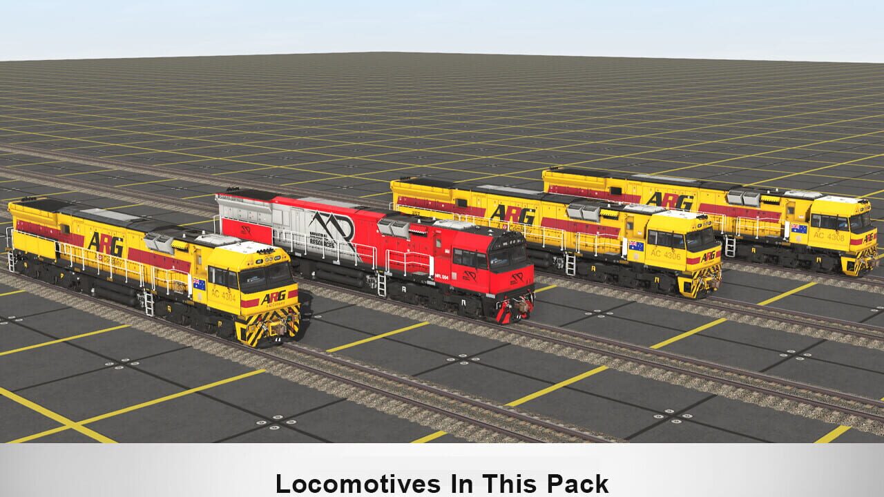 Trainz Plus: C44aci Locomotive - ARG/Mineral Resources Pack Image