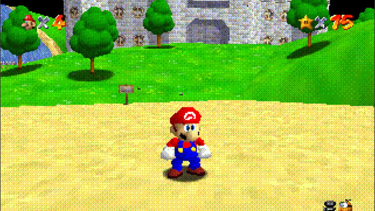 Super Mario 64 DOS Port — Screenshot 2