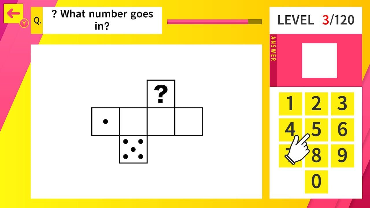 Choose and Easy Number IQ Quiz — Screenshot 1