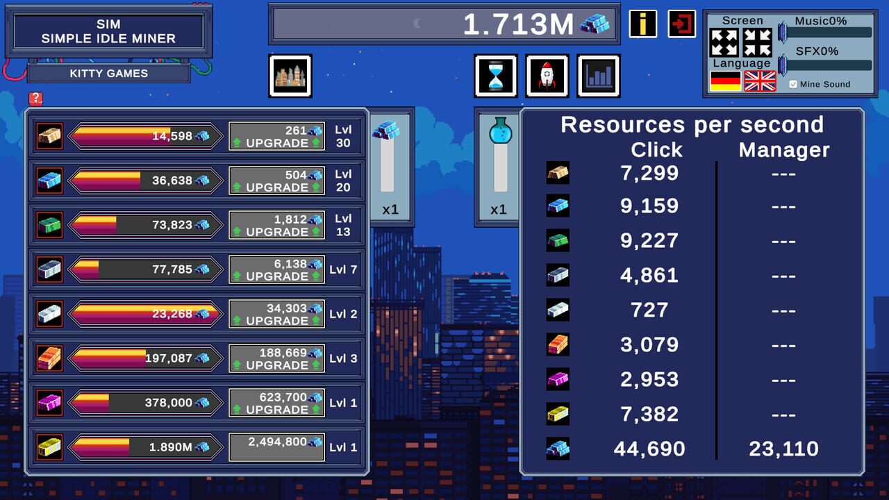 SIM: Simple Idle Miner — Screenshot 4