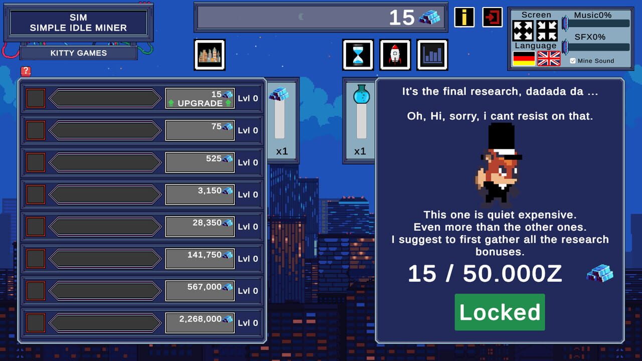 SIM: Simple Idle Miner — Screenshot 5
