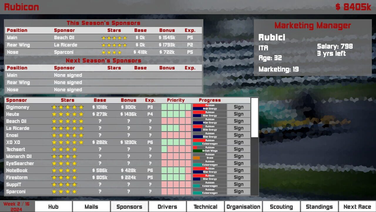 Formula Racing Manager — Screenshot 4