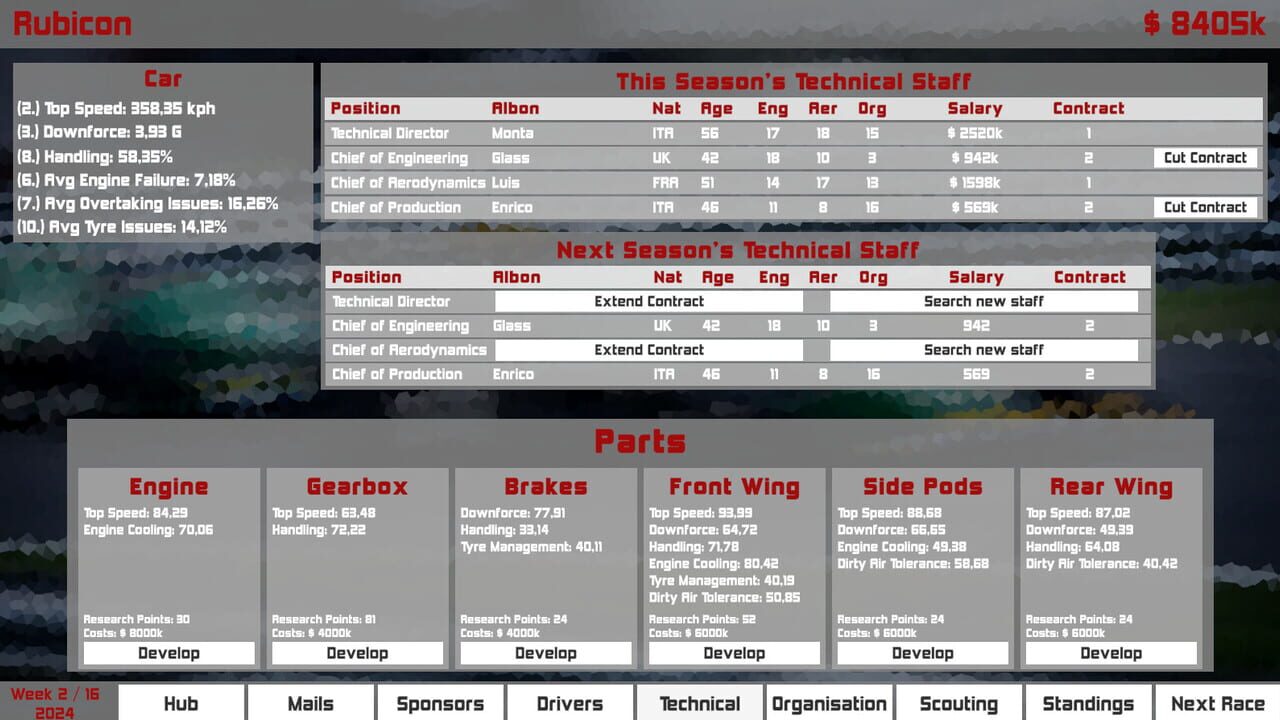 Formula Racing Manager — Screenshot 2