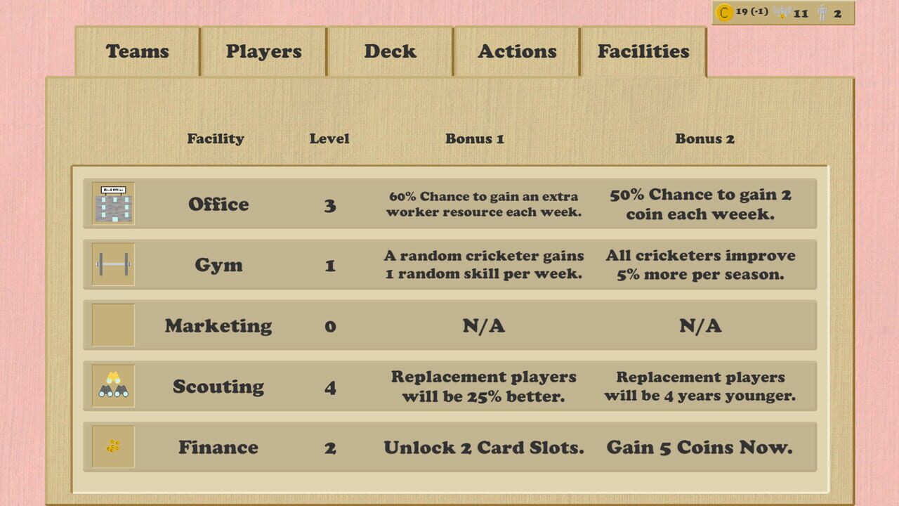 Cool Cucumber Cricket Manager — Screenshot 4