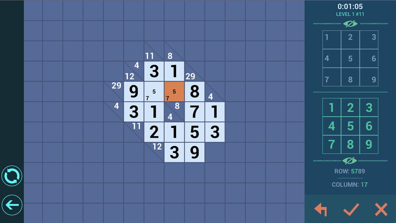 Kakuro++ Screenshot 1