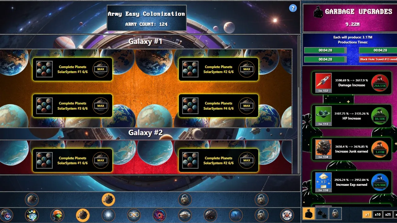 Galaxy Idle Clicker screenshot 3