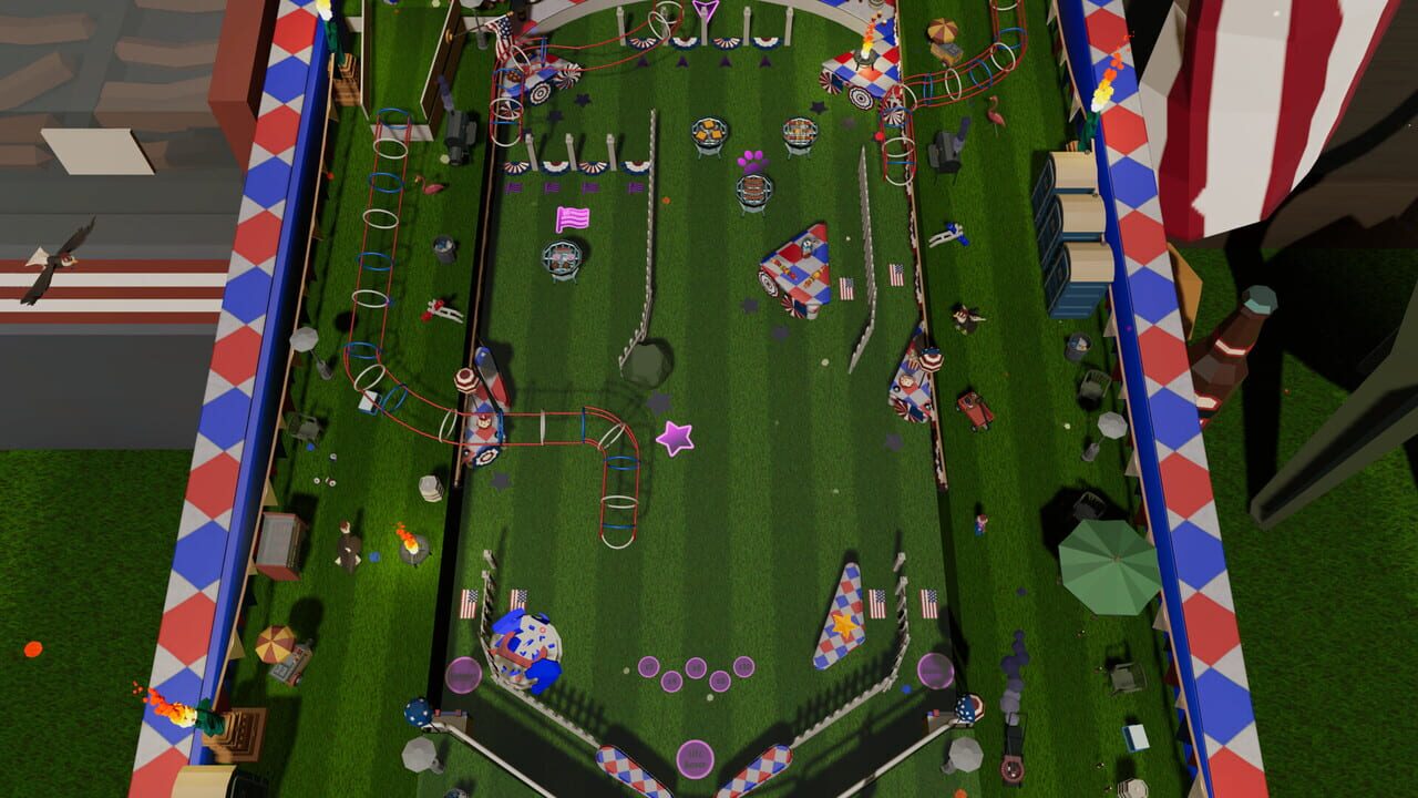 Roxy Raccoon's Pinball Panic: American Anniversary Image