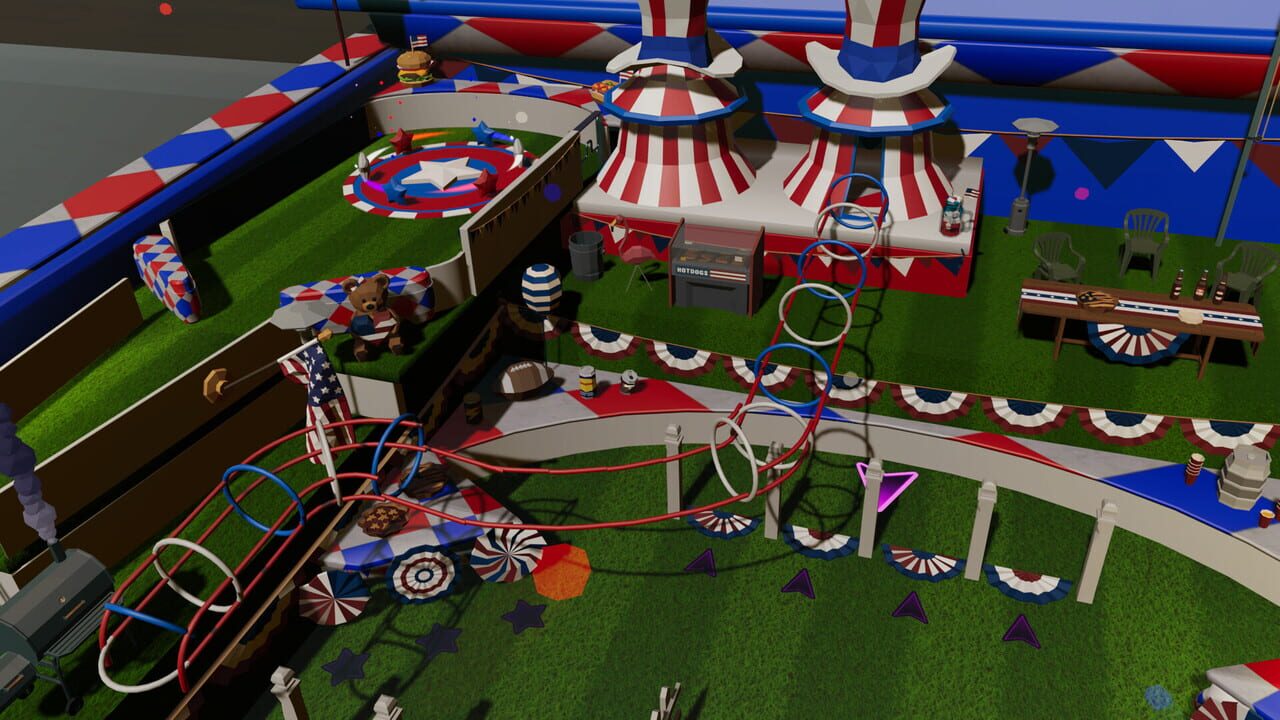 Roxy Raccoon's Pinball Panic: American Anniversary Image