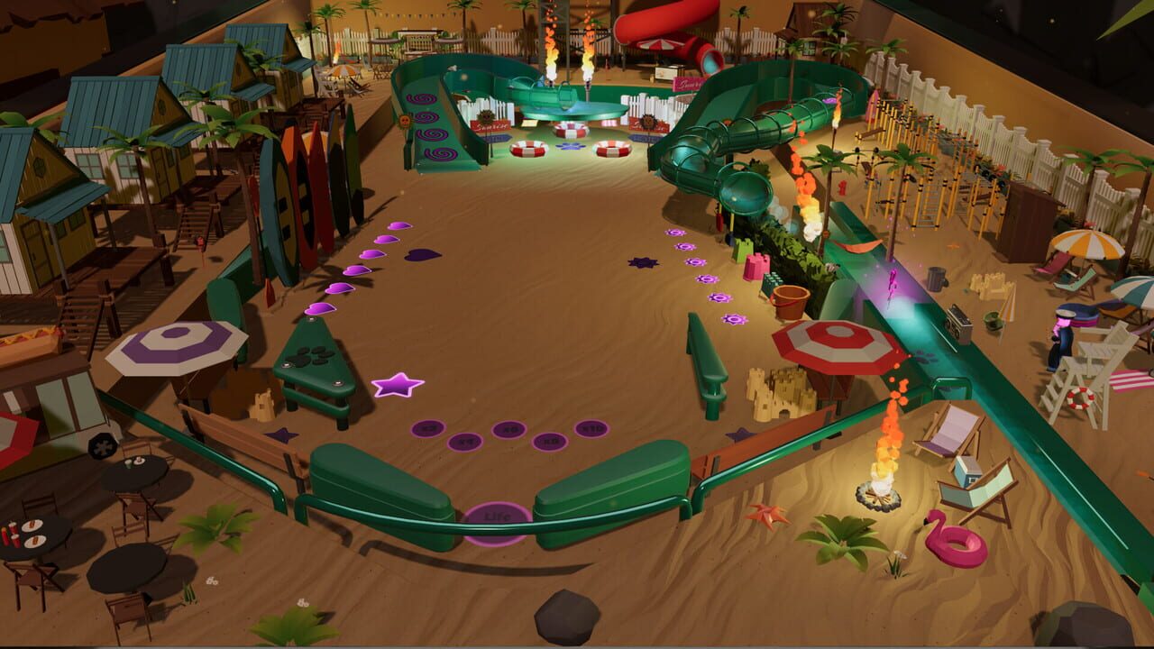 Roxy Raccoon's Pinball Panic: Tropical Treats Image