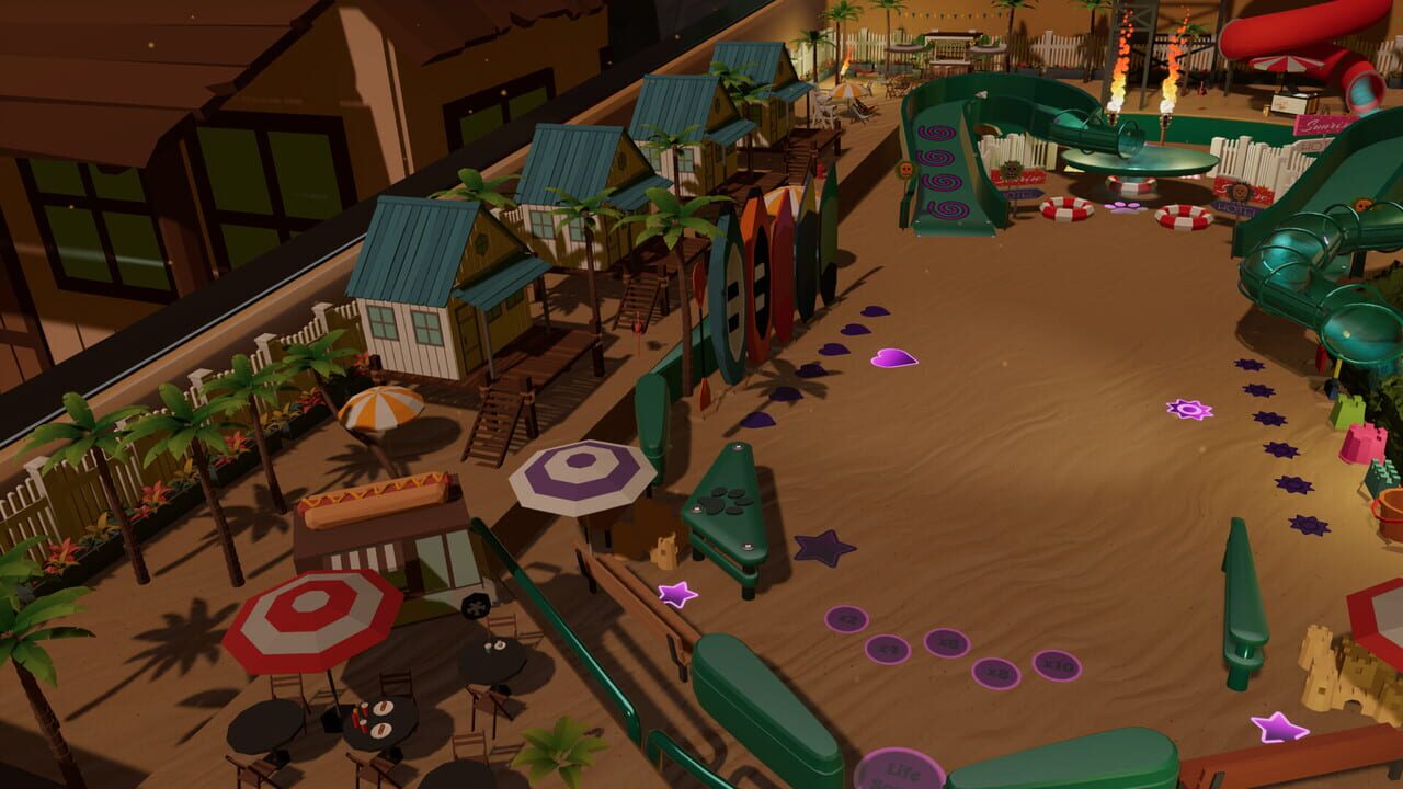 Roxy Raccoon's Pinball Panic: Tropical Treats Image