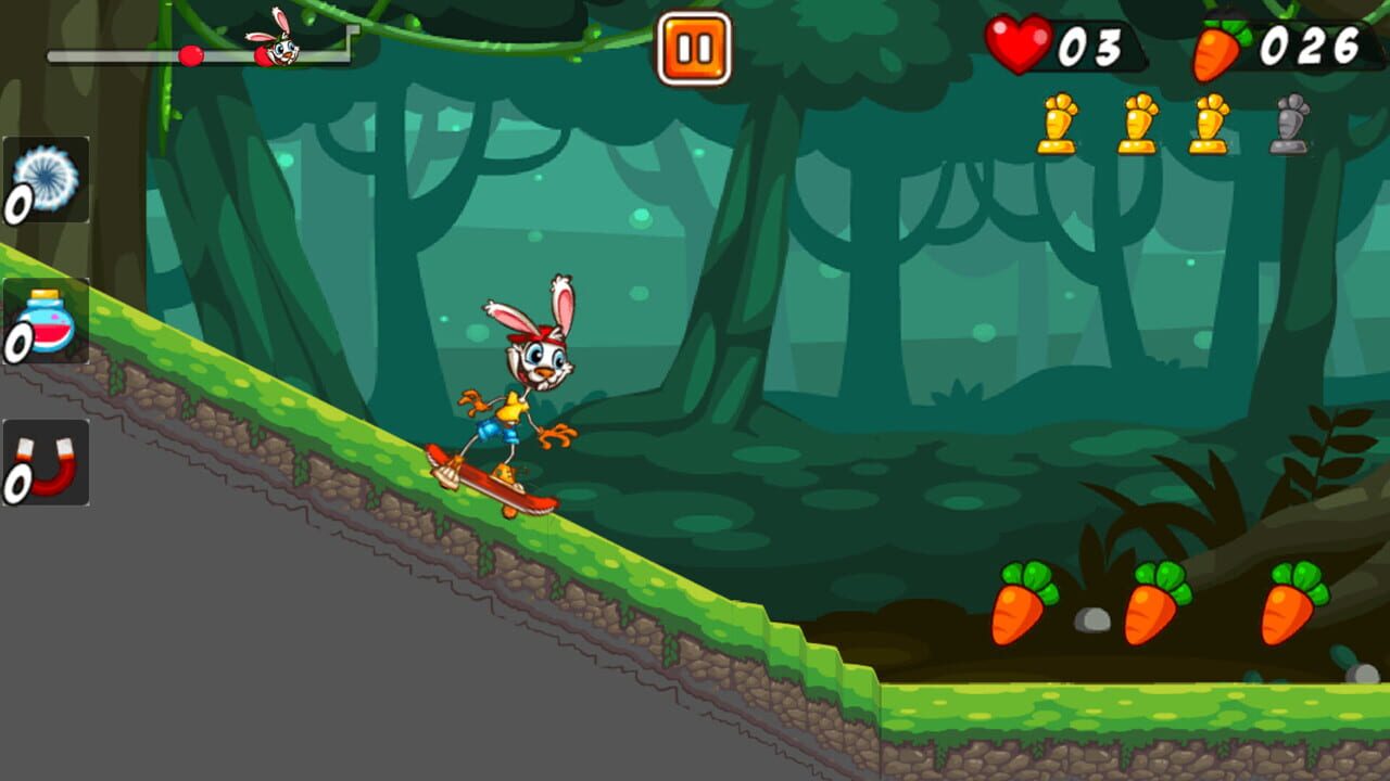 Rabbit on Skateboard — Screenshot 4