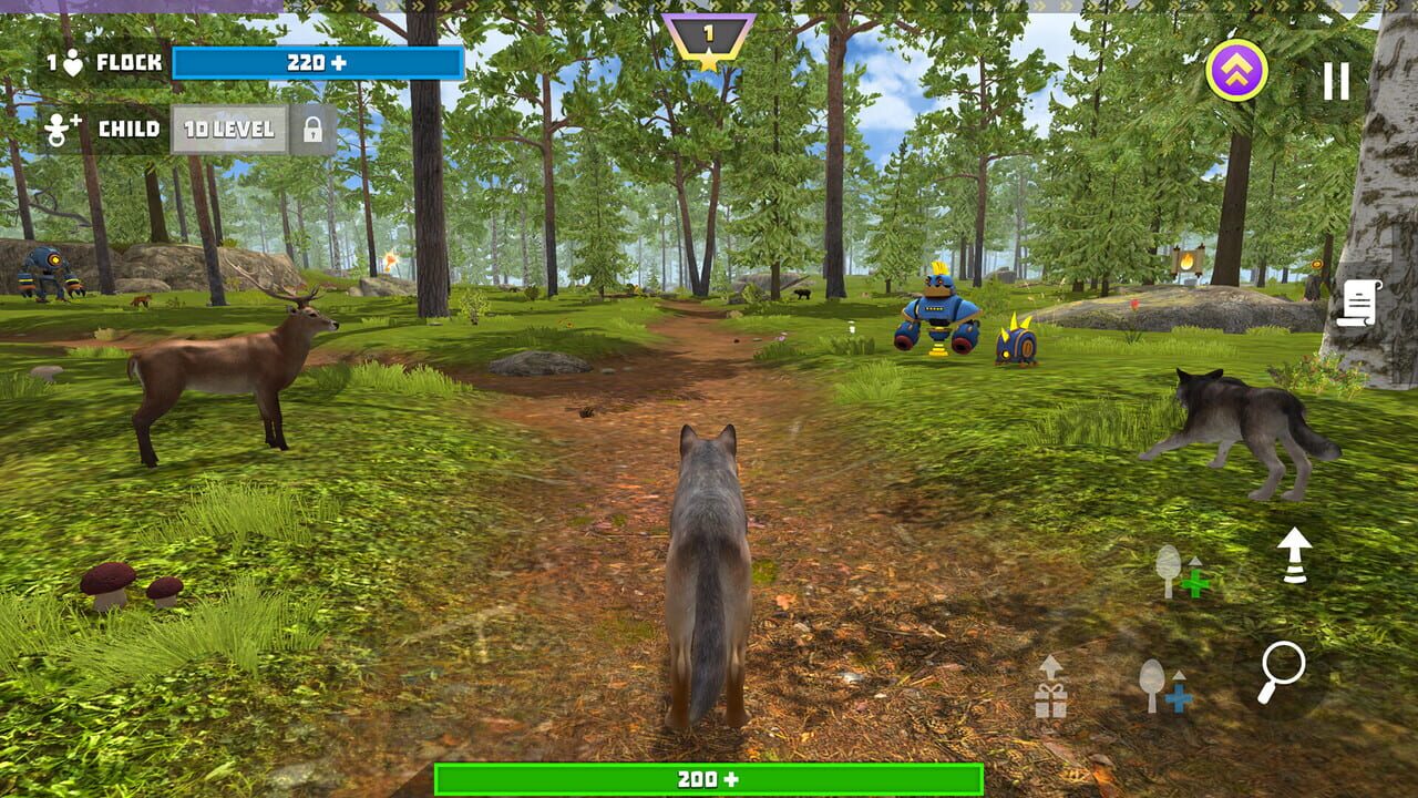 Wolf Hero: Animals vs. Robots — Screenshot 2