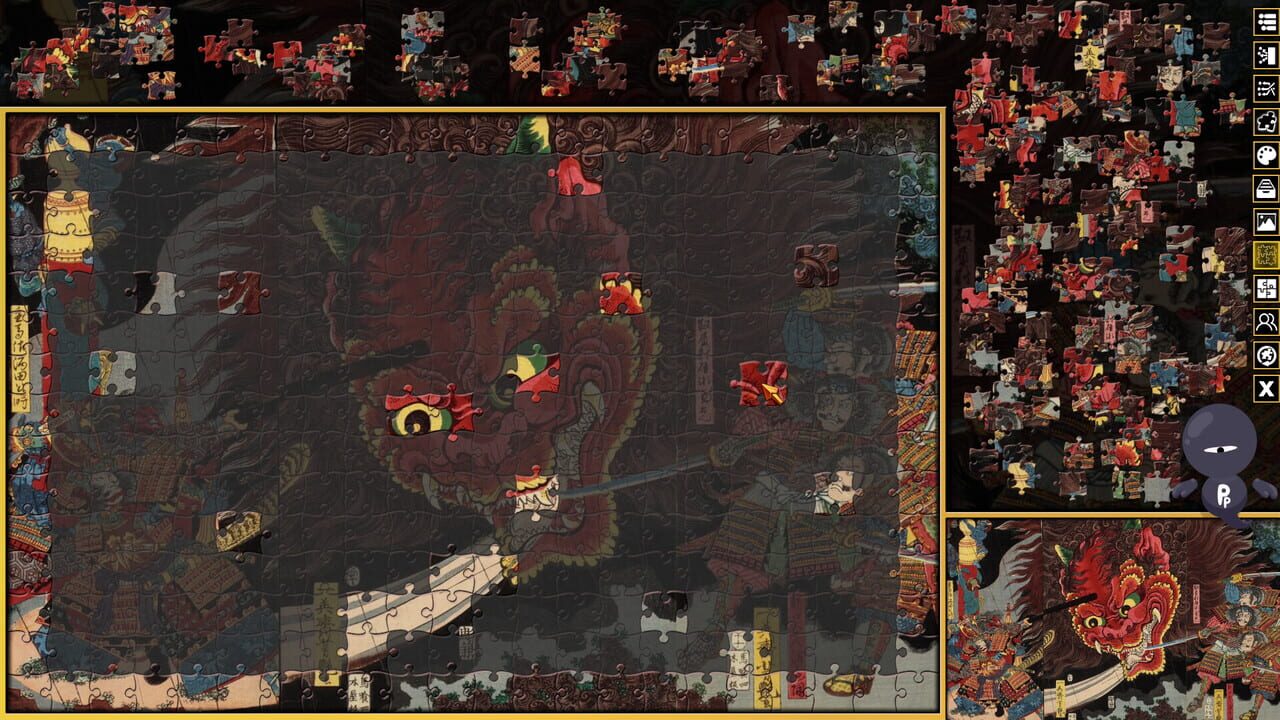 Pixel Puzzles 3: Ukiyo-e Jigsaws — Screenshot 2