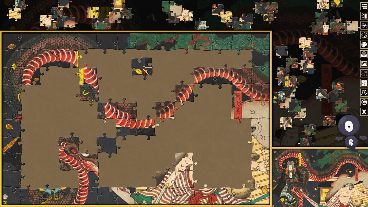 Pixel Puzzles 3: Ukiyo-e Jigsaws — Screenshot 5