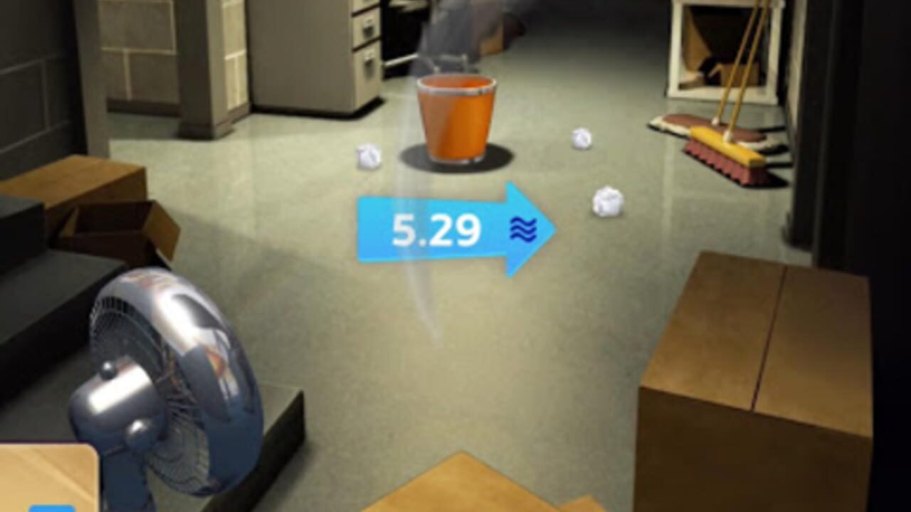 Paper Toss — Screenshot 2