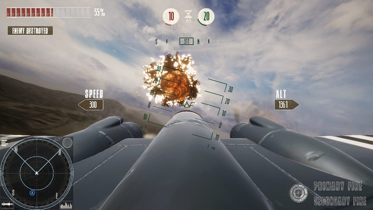 World War II: Airplanes Battle — Screenshot 2