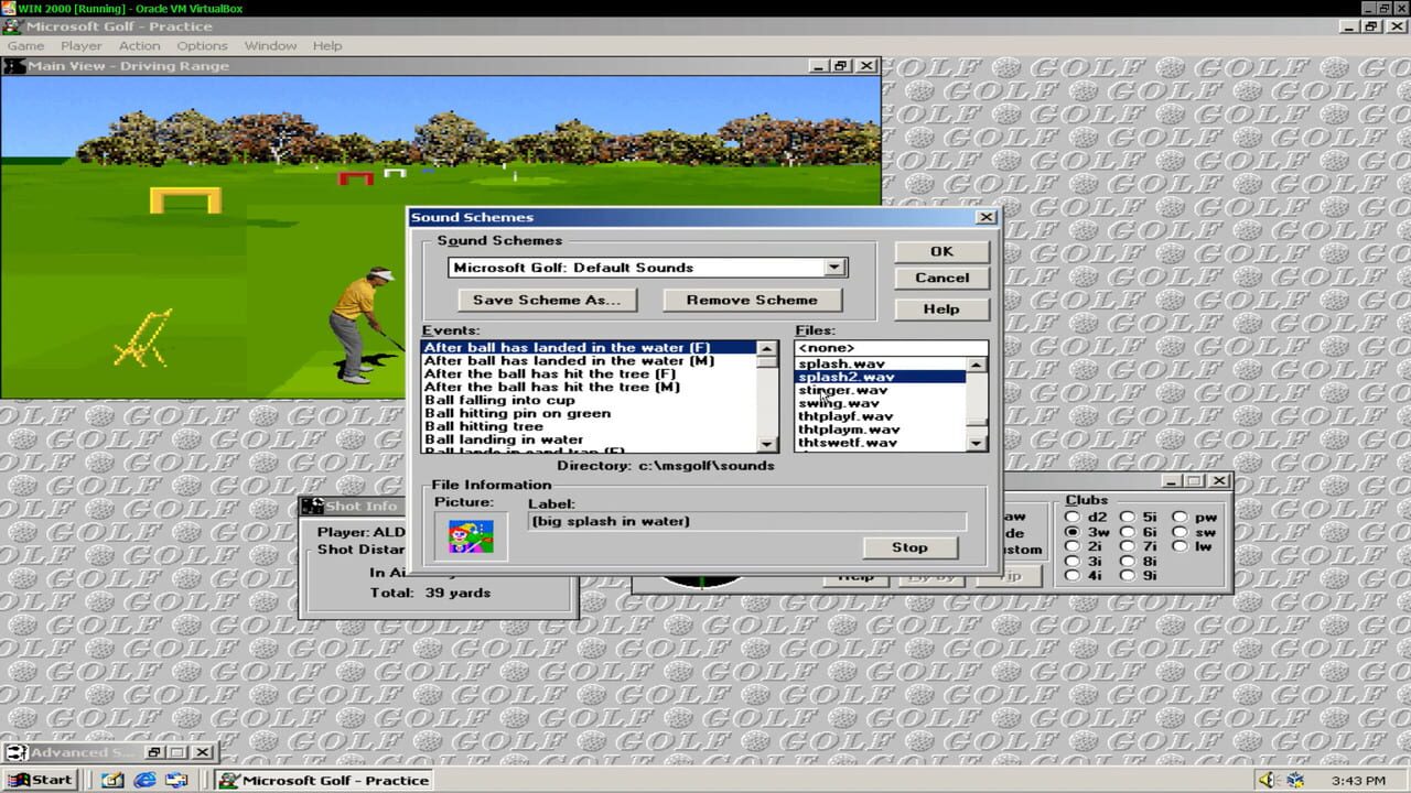 Microsoft Golf: Multimedia Edition — Screenshot 2