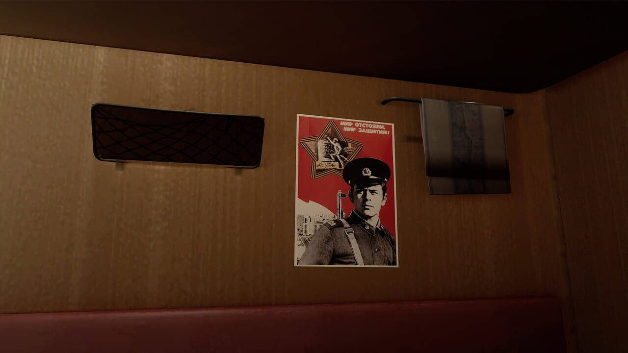 Russian Train Trip 3: Posters In The Train Car — Screenshot 3