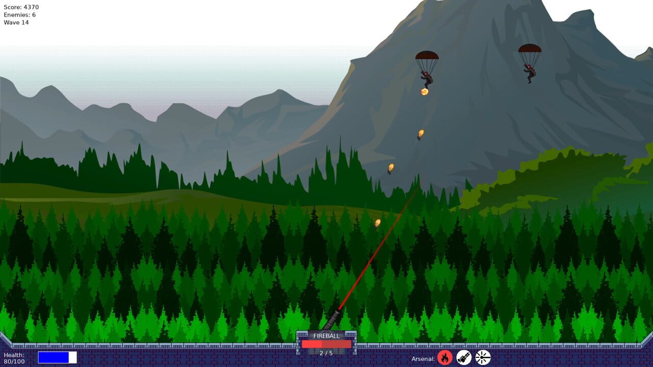 Paratroopers Raid Screenshot 1