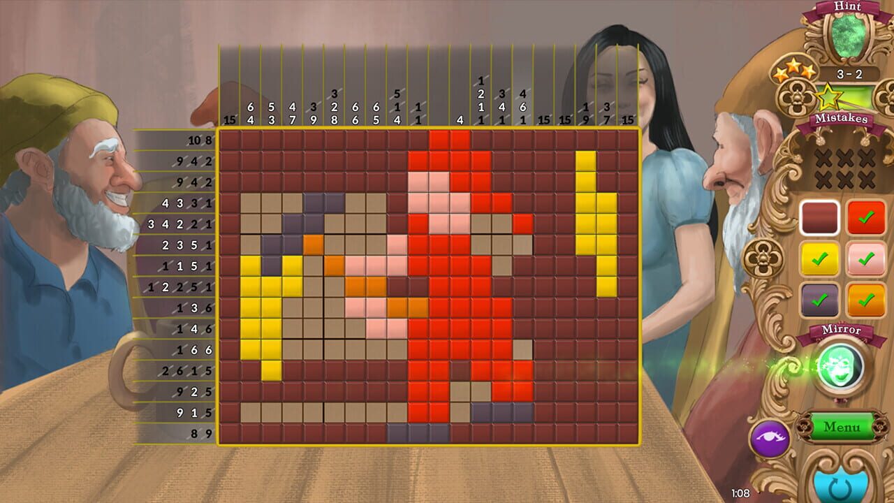 Fables Mosaic: Snow White and the Seven Dwarfs Image