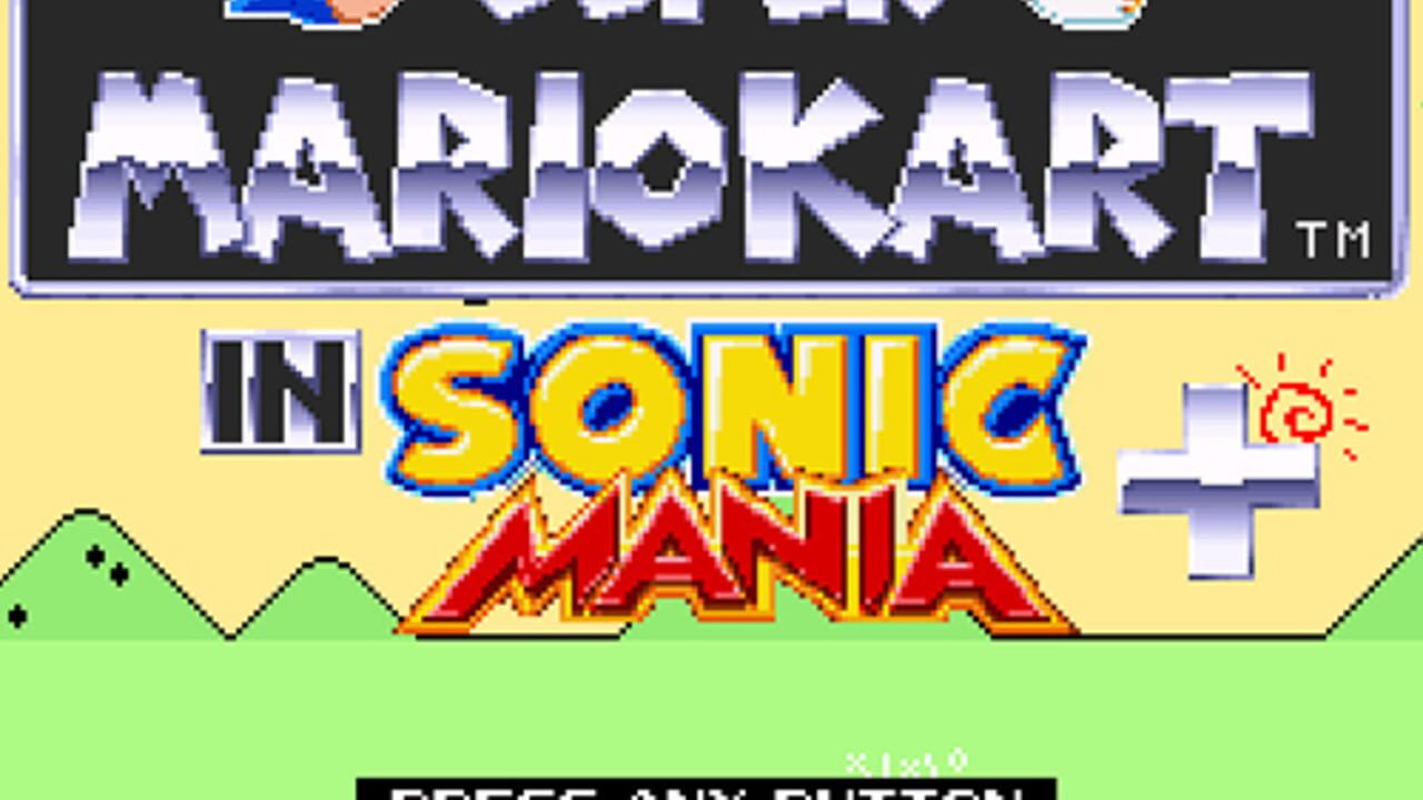 Super Mario Kart in Sonic Mania+ — Screenshot 1