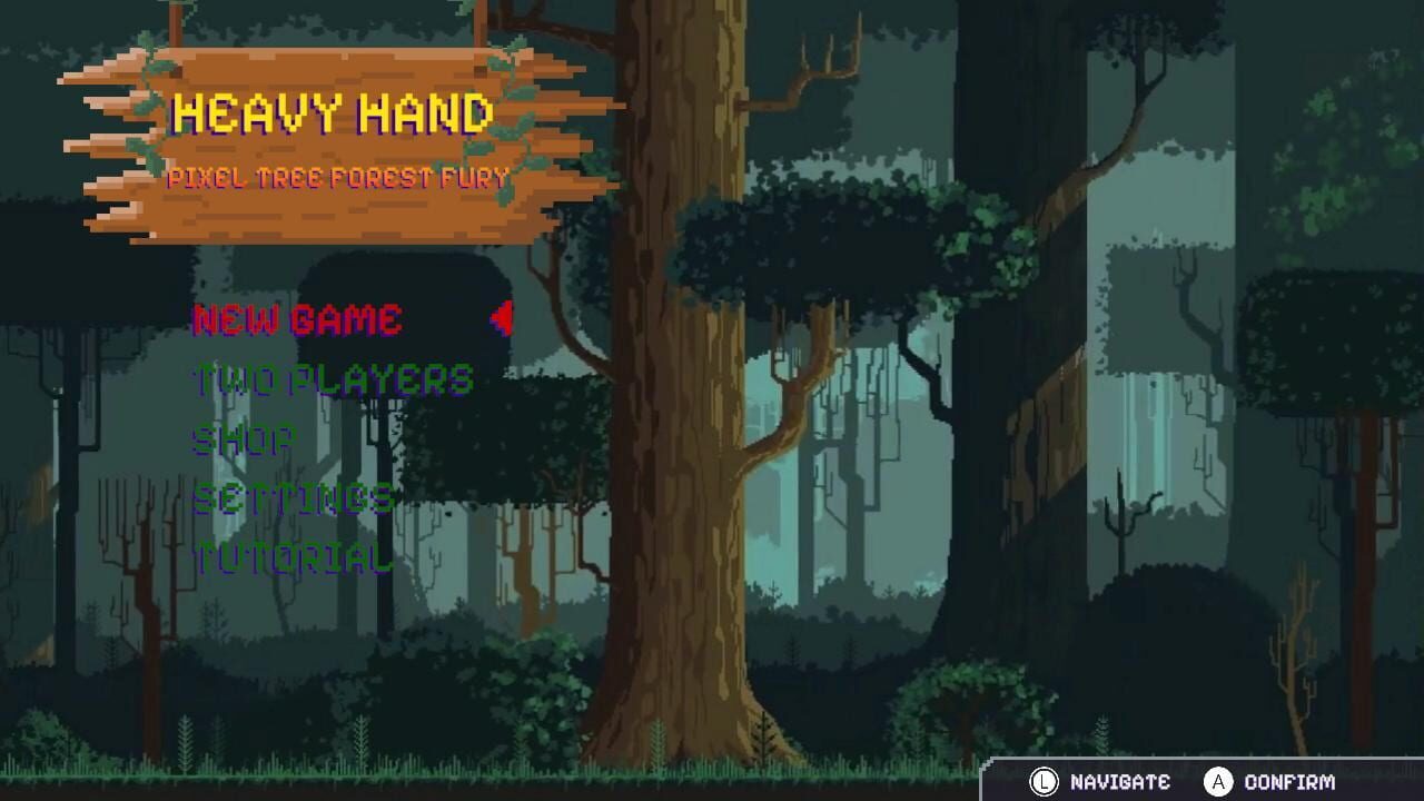 Heavy Hand: Pixel Tree Forest Fury — Screenshot 1