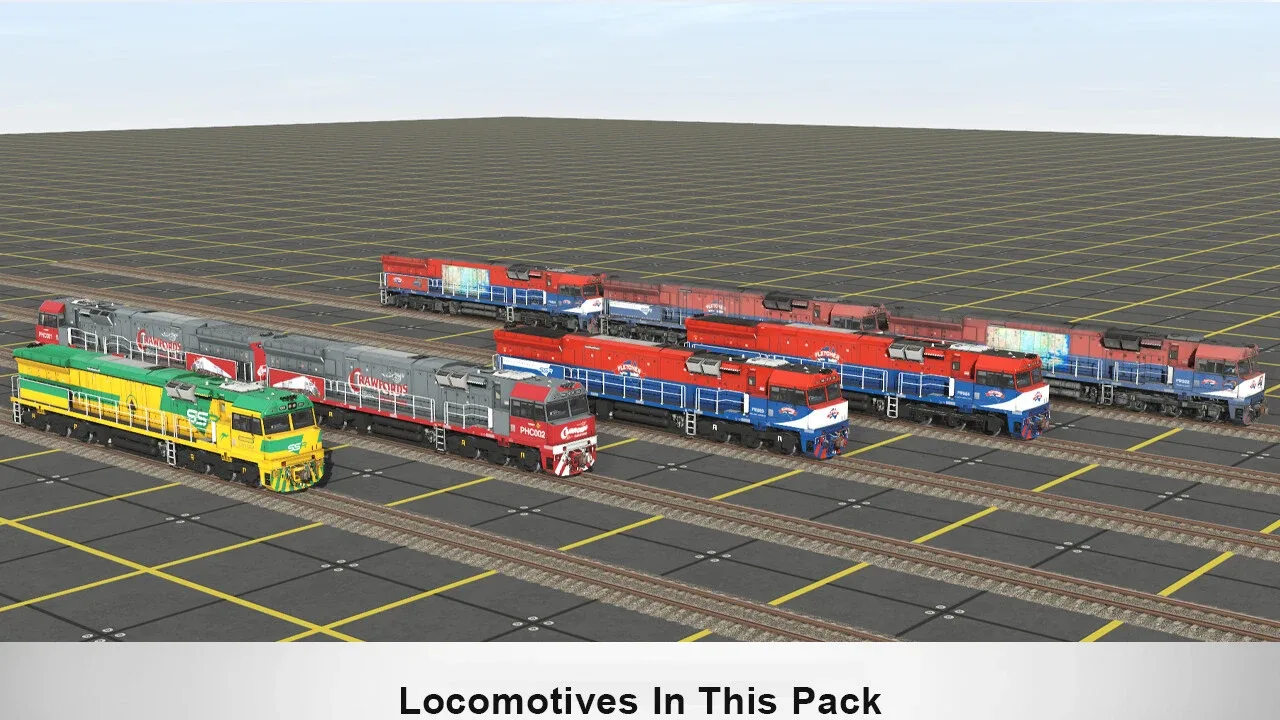 Trainz Railroad Simulator 2022: SSR Fletchers Crawfords GE C44aci Pack screenshot 5