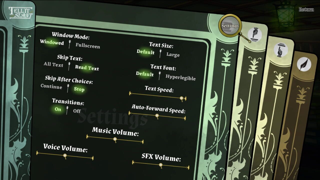 Tell It Slant — Screenshot 3