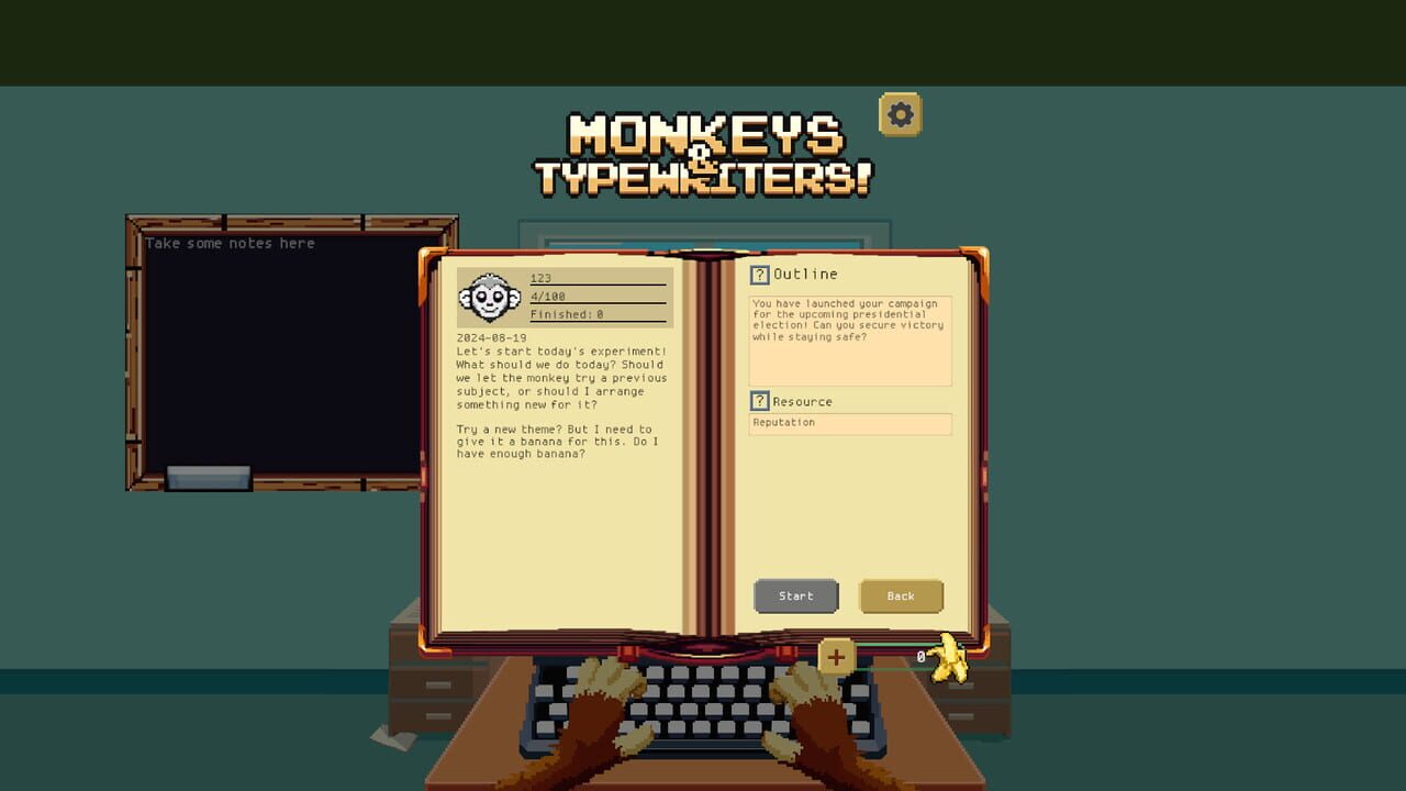 Monkeys & Typewriters! Screenshot 1