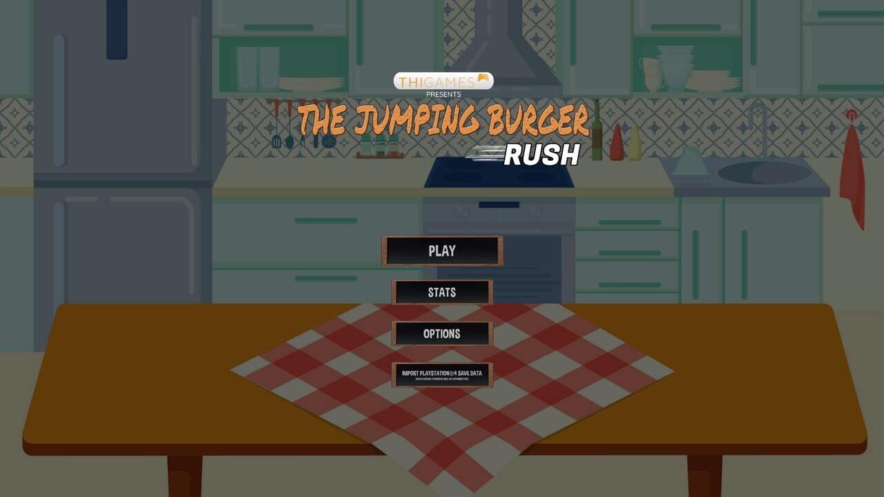 The Jumping Burger Rush — Screenshot 1