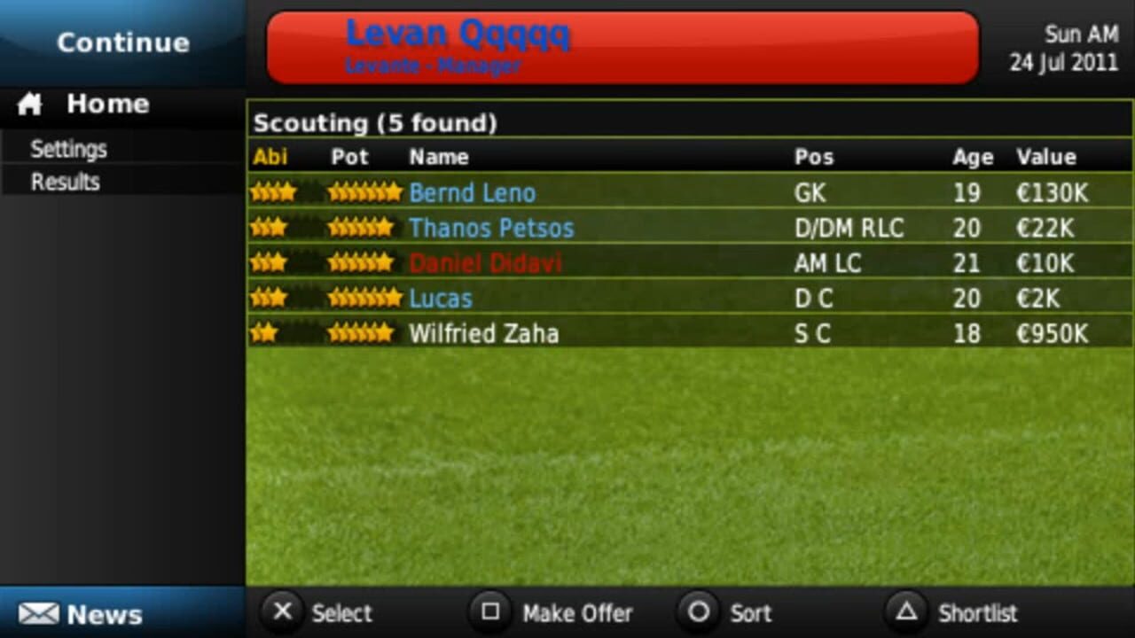 Football Manager Handheld 2012 — Screenshot 2