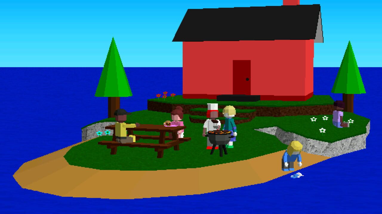 3D Workers Island Image