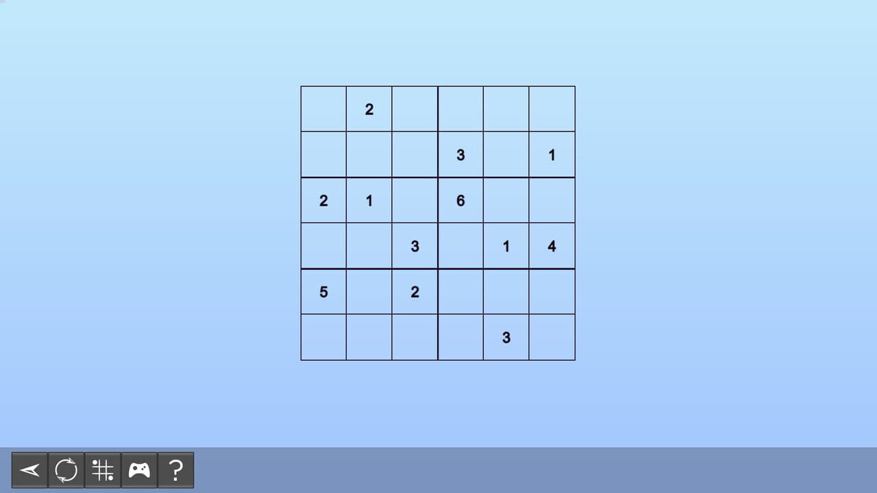 My Sudoku: Classic 6x6 Easy 2 — Screenshot 4