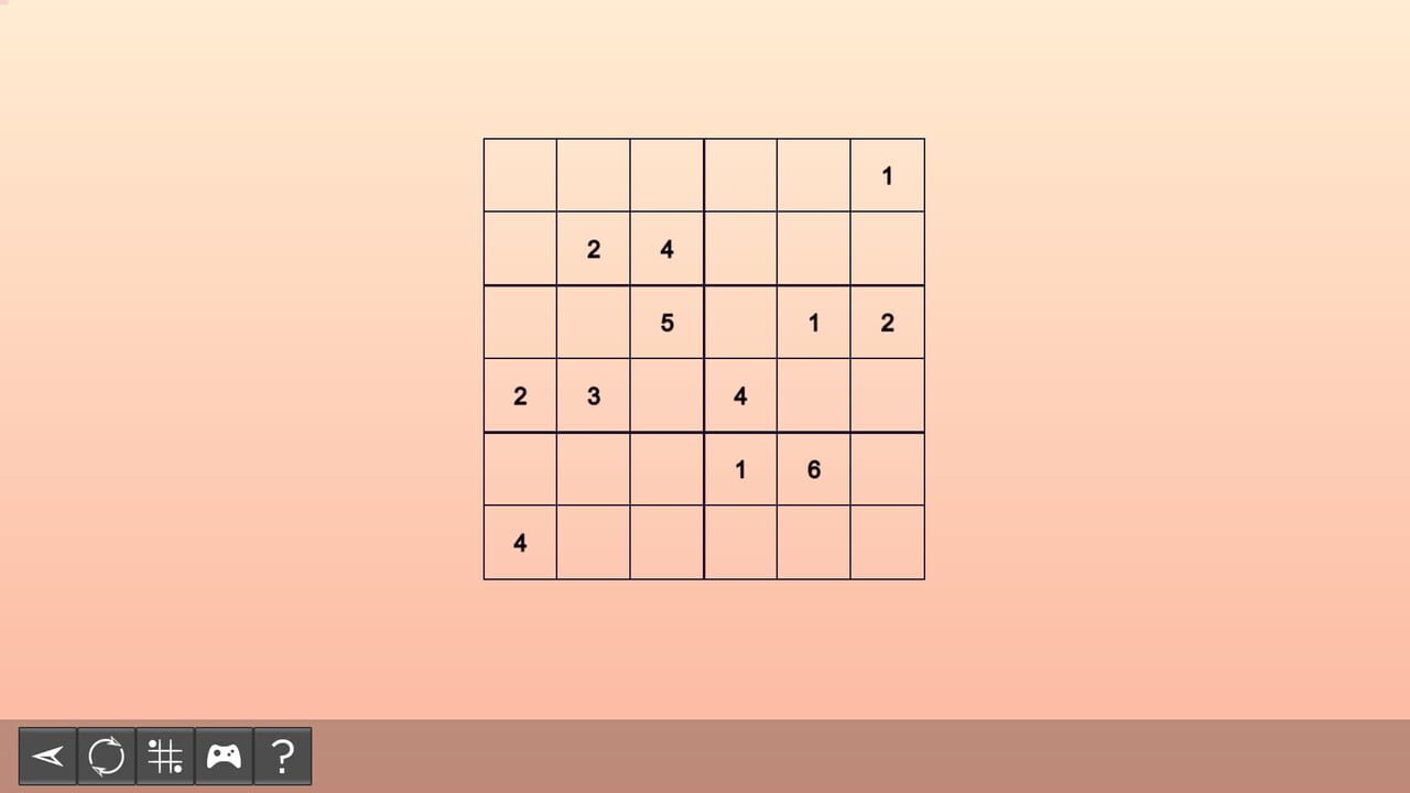 My Sudoku: Classic 6x6 Easy 5 — Screenshot 4