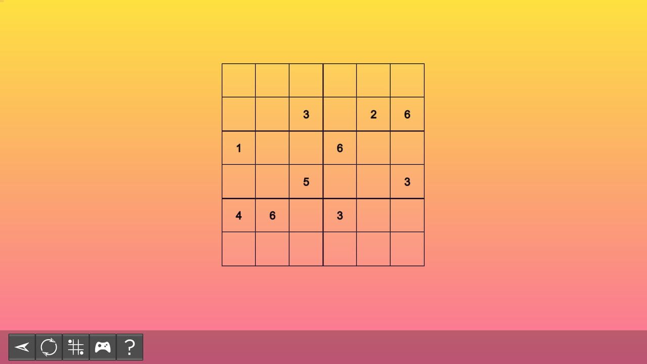 My Sudoku: Classic 6x6 Medium 6 — Screenshot 4