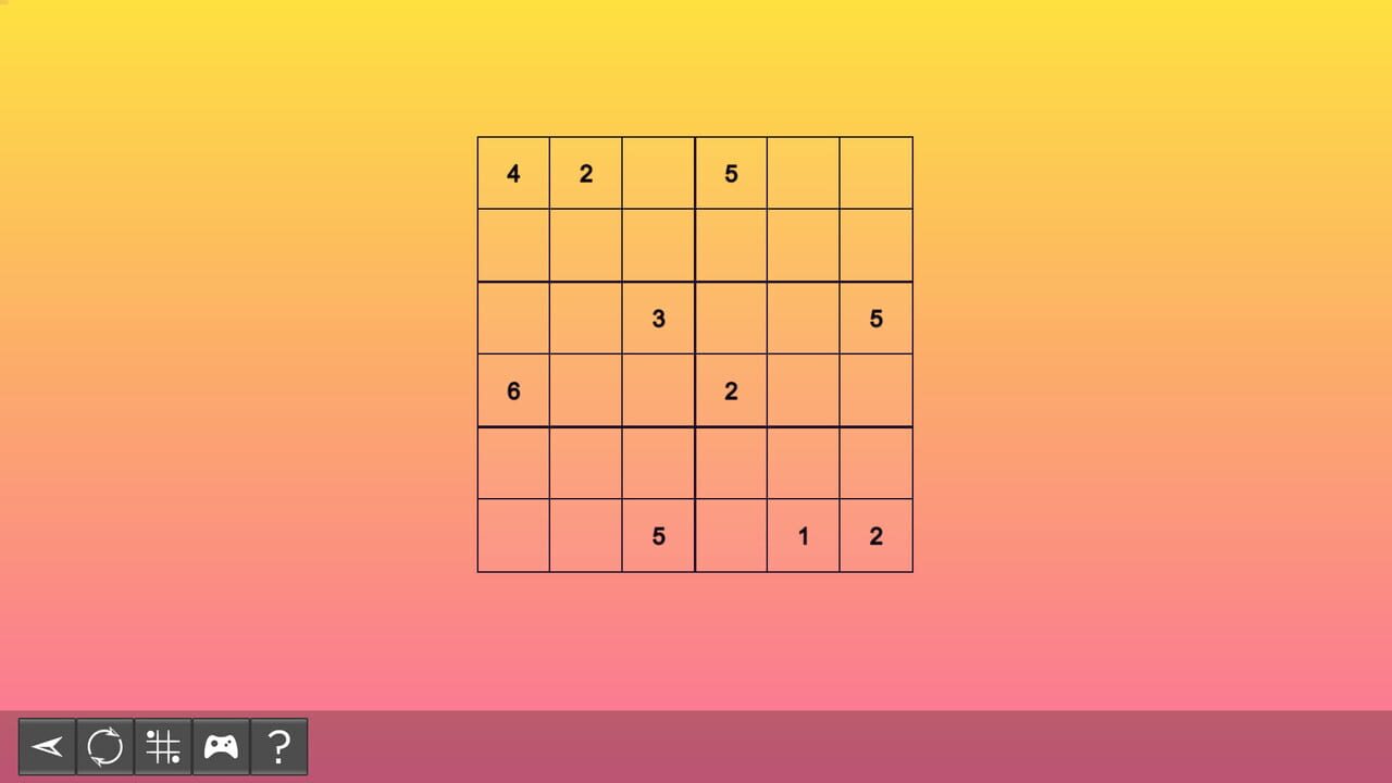 My Sudoku: Classic 6x6 Medium 6 — Screenshot 3