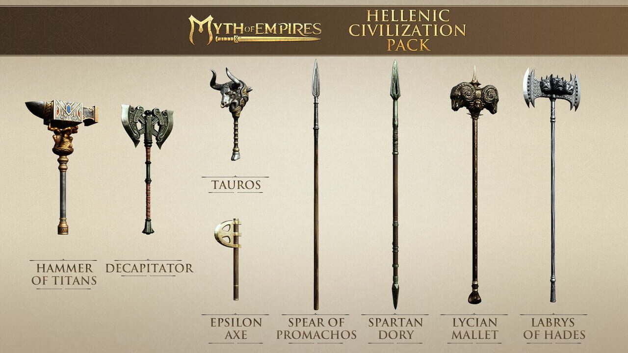 Myth of Empires: Hellenic Civilization Pack Image