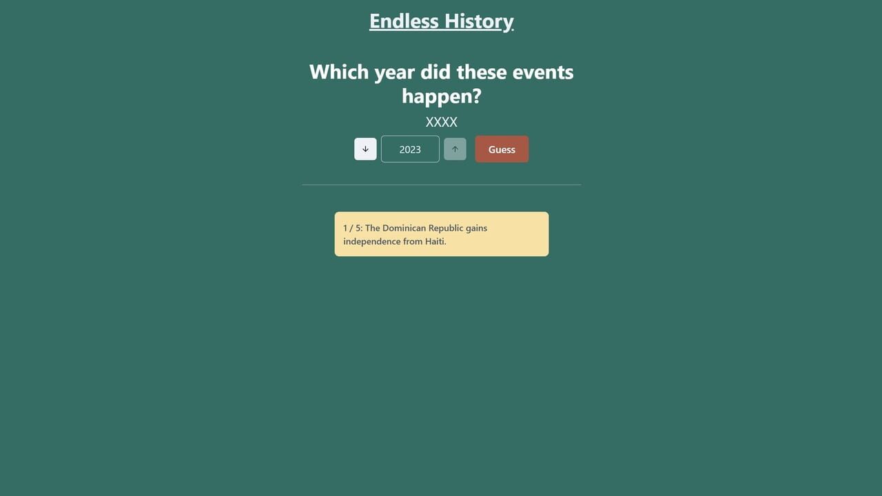 Endless History Screenshot 1