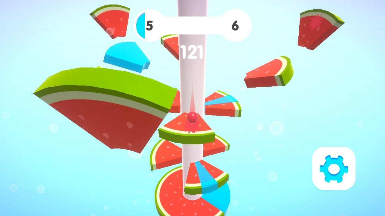 Helix Fruit Jump — Screenshot 1